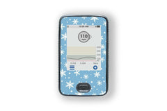 Let it Snow Stickers for Dexcom G6 / One Receiver diabetes CGMs and insulin pumps