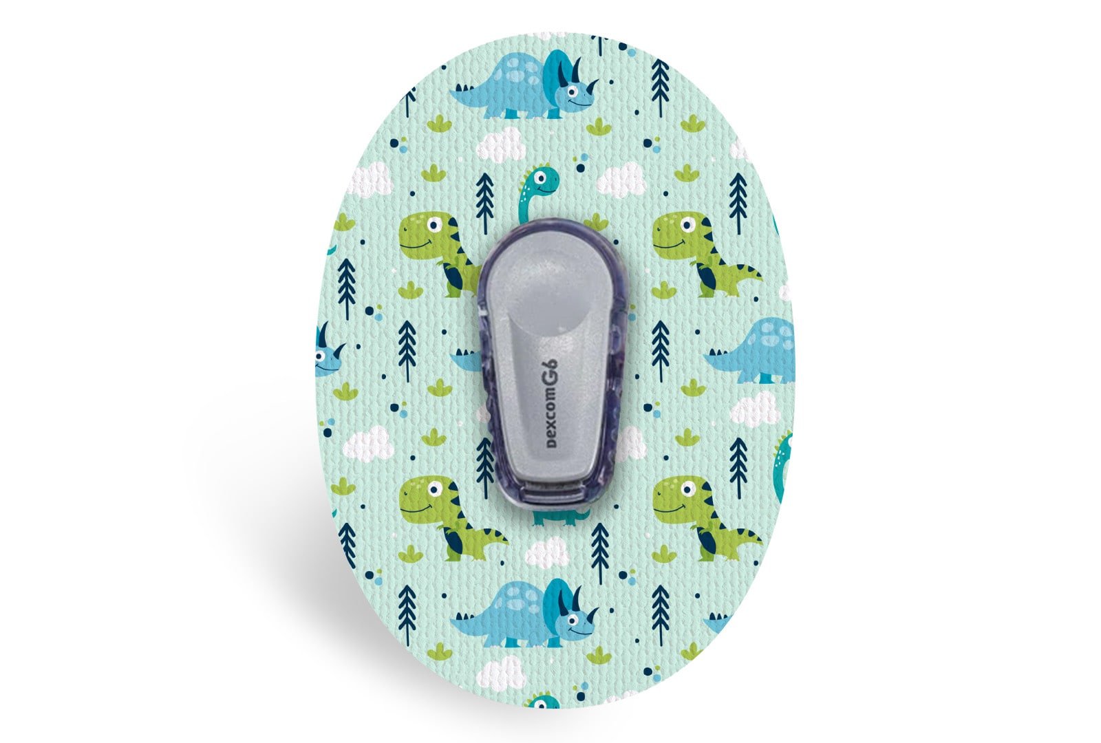 Light Dinosaurs Patch for Dexcom G6 / One diabetes CGMs and insulin pumps
