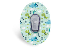 Light Dinosaurs Patch for Dexcom G6 / One diabetes CGMs and insulin pumps