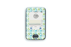 Light Dinosaurs Sticker for Dexcom G6 / One Receiver diabetes CGMs and insulin pumps