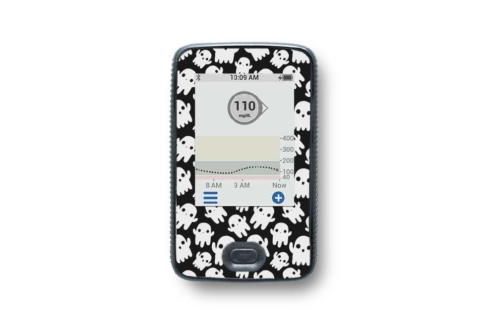 Little Ghosts Sticker for Dexcom G6 / One Receiver diabetes CGMs and insulin pumps