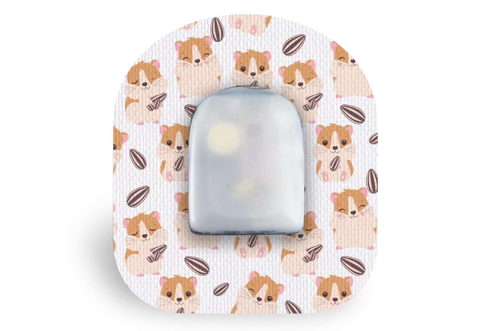 Little Hamster Patch - Omnipod for Single diabetes CGMs and insulin pumps