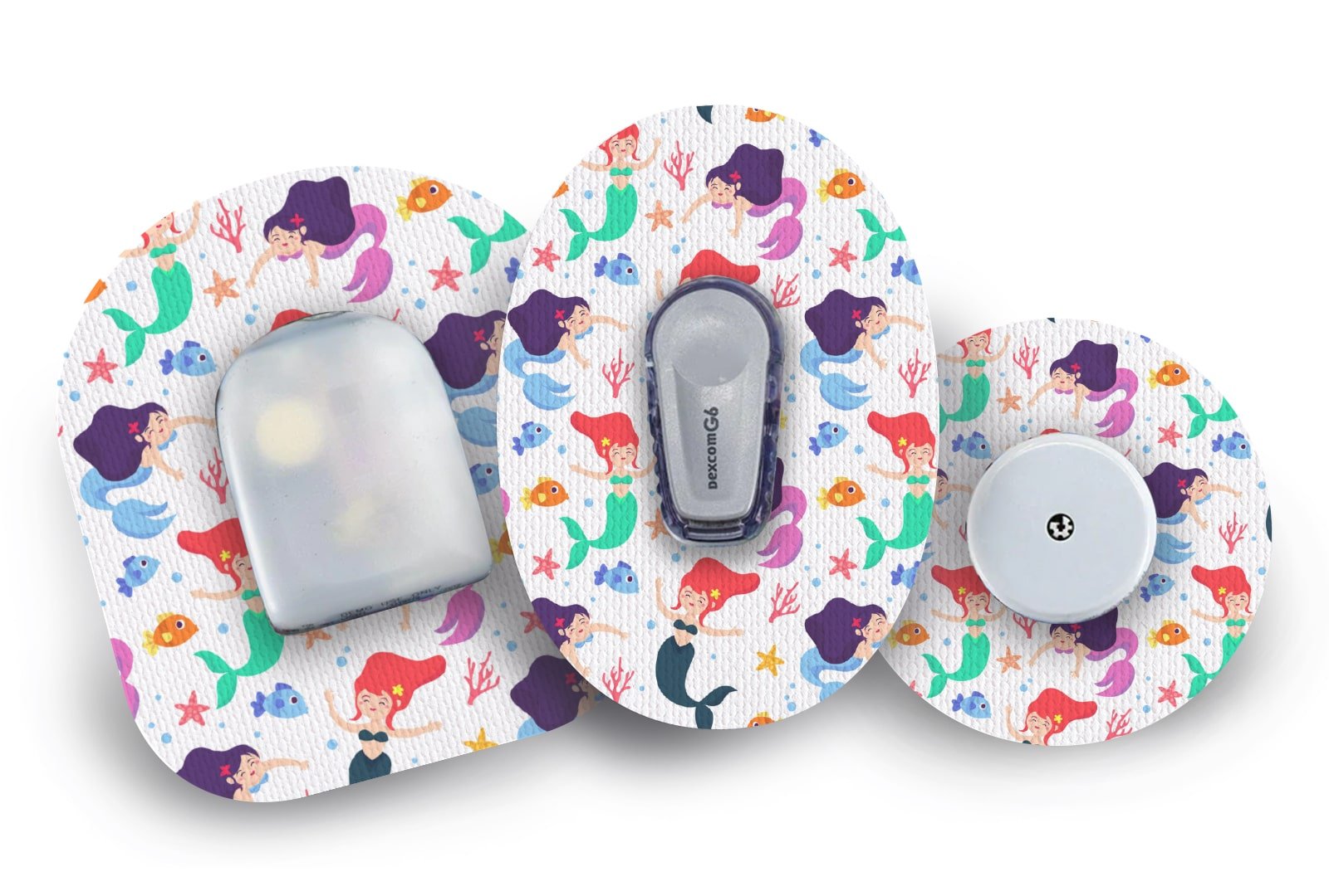 Little Mermaid Patch for Freestyle Libre 2 diabetes CGMs and insulin pumps