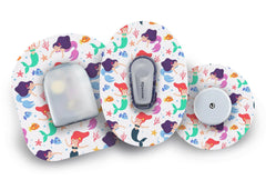 Little Mermaid Patch for Freestyle Libre 2 diabetes CGMs and insulin pumps