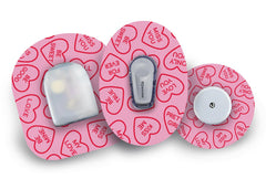 Love Heart Patch for Freestyle Libre 2 diabetes supplies and insulin pumps