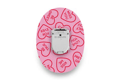 Love Heart Patch for Glucomen Day diabetes supplies and insulin pumps