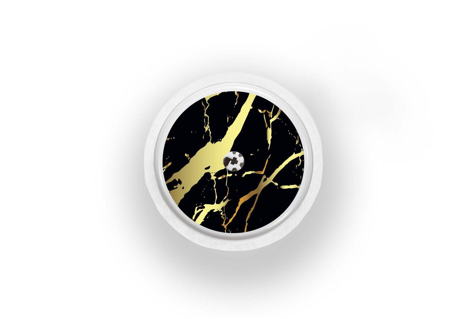 Luxury Black Marble Sticker for Novopen 4, 5, 6, or Echo diabetes supplies and insulin pumps