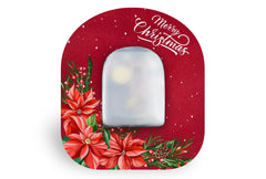 Merry Christmas Patch for Omnipod diabetes CGMs and insulin pumps
