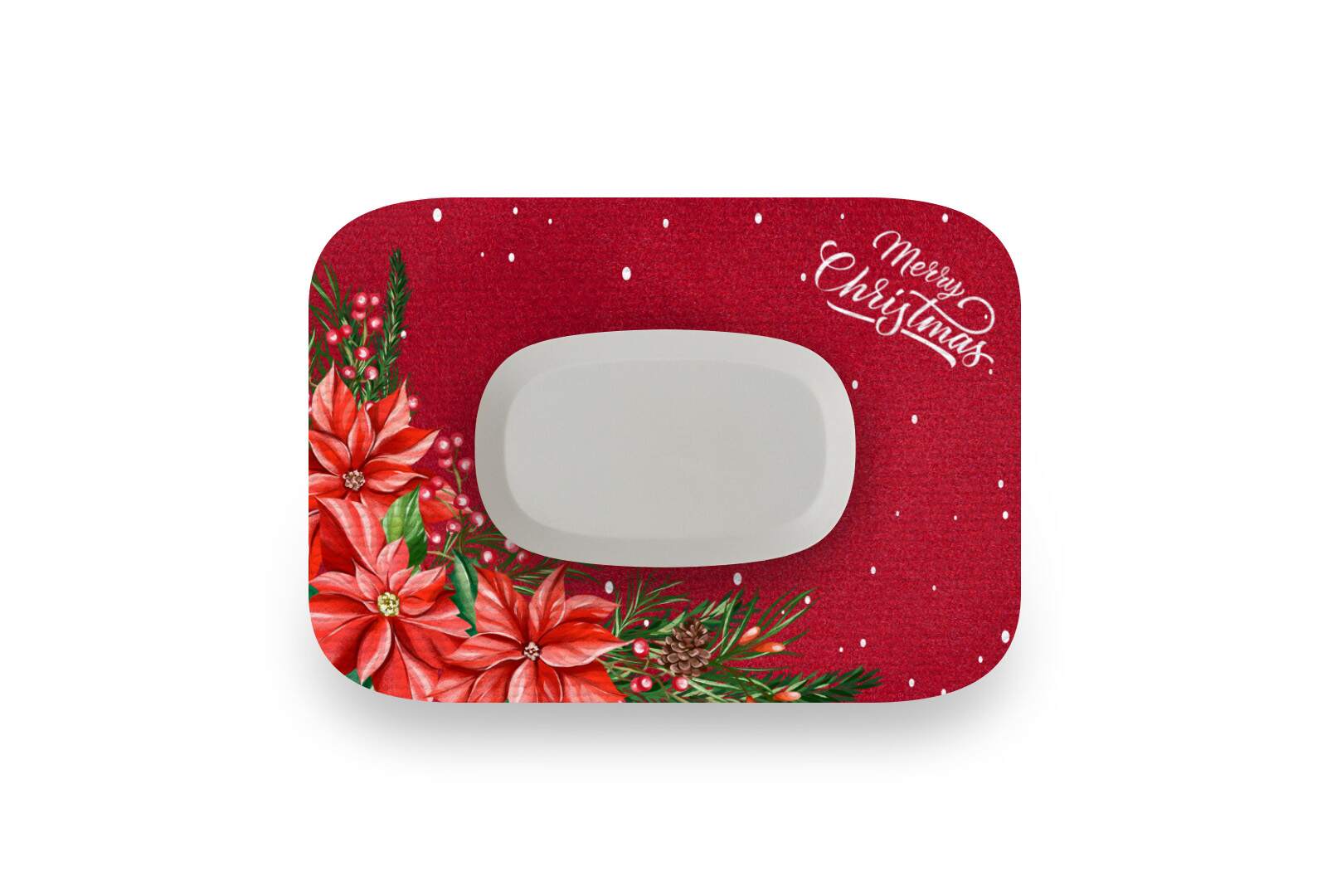 Merry Christmas Patch for GlucoRX Aidex diabetes CGMs and insulin pumps