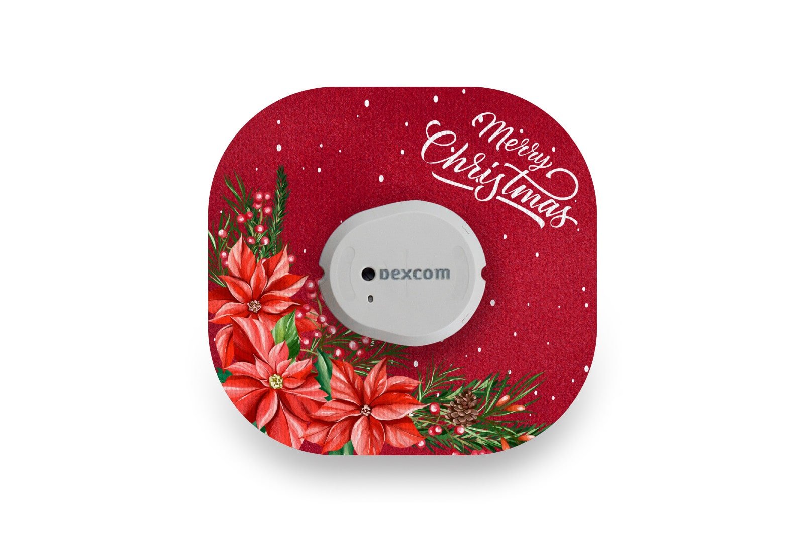 Merry Christmas Patch for Dexcom G7 / One+ diabetes CGMs and insulin pumps