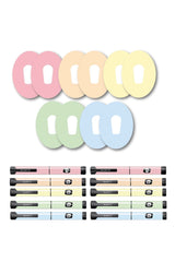 Mixed Pastel Patches Matching Set for Dexcom G6 diabetes CGMs and insulin pumps