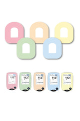 Mixed Pastel Patches Matching Set for Omnipod diabetes CGMs and insulin pumps
