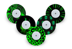 Neon Nightscape Multipack for Freestyle Libre - 5 Pack diabetes supplies and insulin pumps