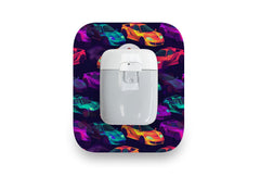 Neon Racer Patch for Medtrum Pump diabetes supplies and insulin pumps