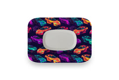 Neon Racer Patch - GlucoRX Aidex for Single diabetes supplies and insulin pumps