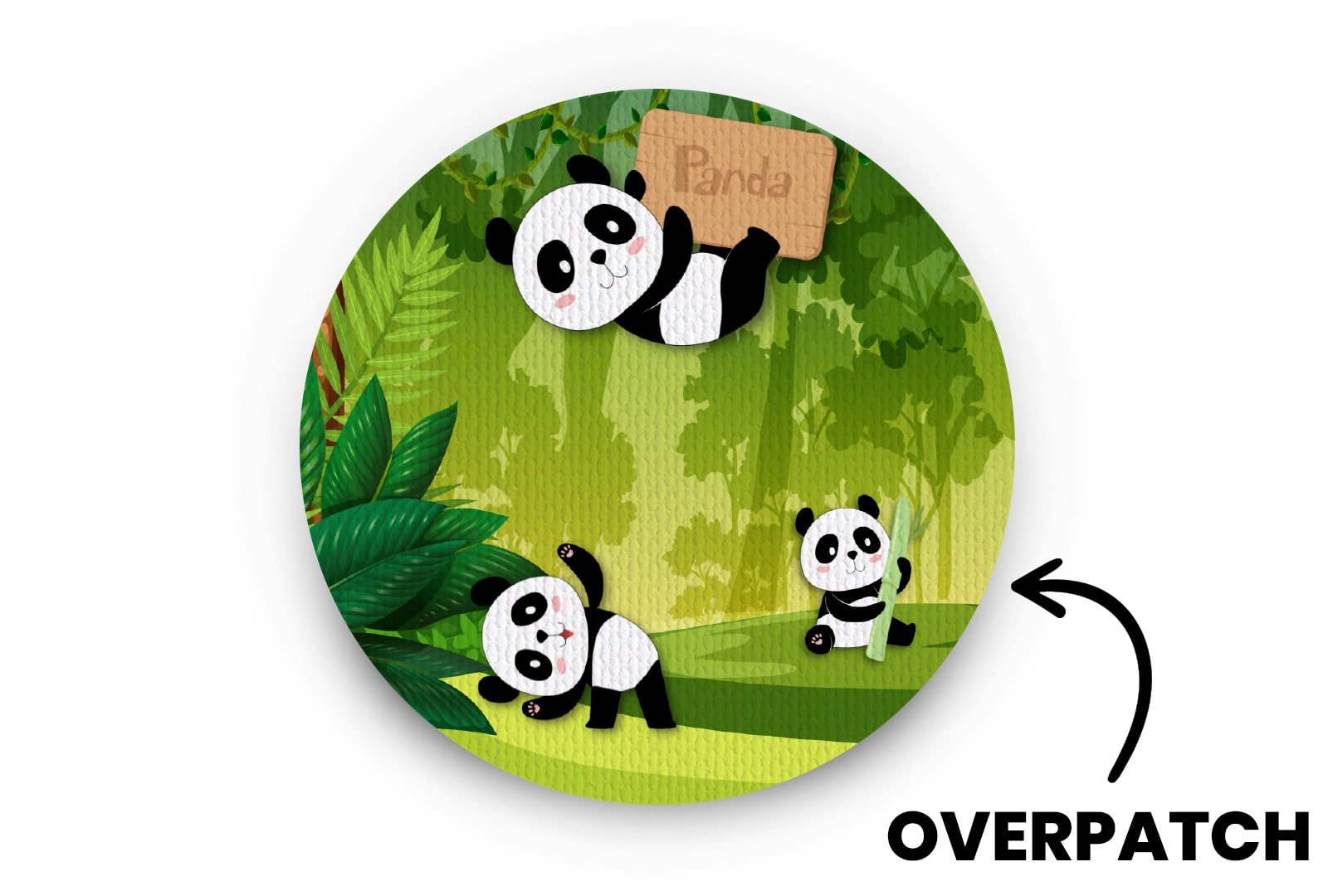 Panda Patch for Freestyle Libre 3 diabetes CGMs and insulin pumps