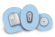  Pastel Blue Patch for Freestyle Libre 2 diabetes CGMs and insulin pumps