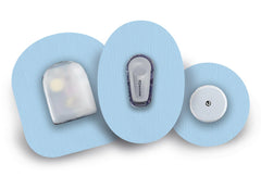 Pastel Blue Patch for Freestyle Libre 2 diabetes CGMs and insulin pumps
