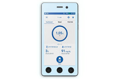 Pastel Blue Sticker for Omnipod Dash PDM diabetes CGMs and insulin pumps