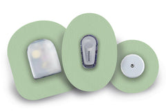 Pastel Green Patch for Freestyle Libre 2 diabetes CGMs and insulin pumps