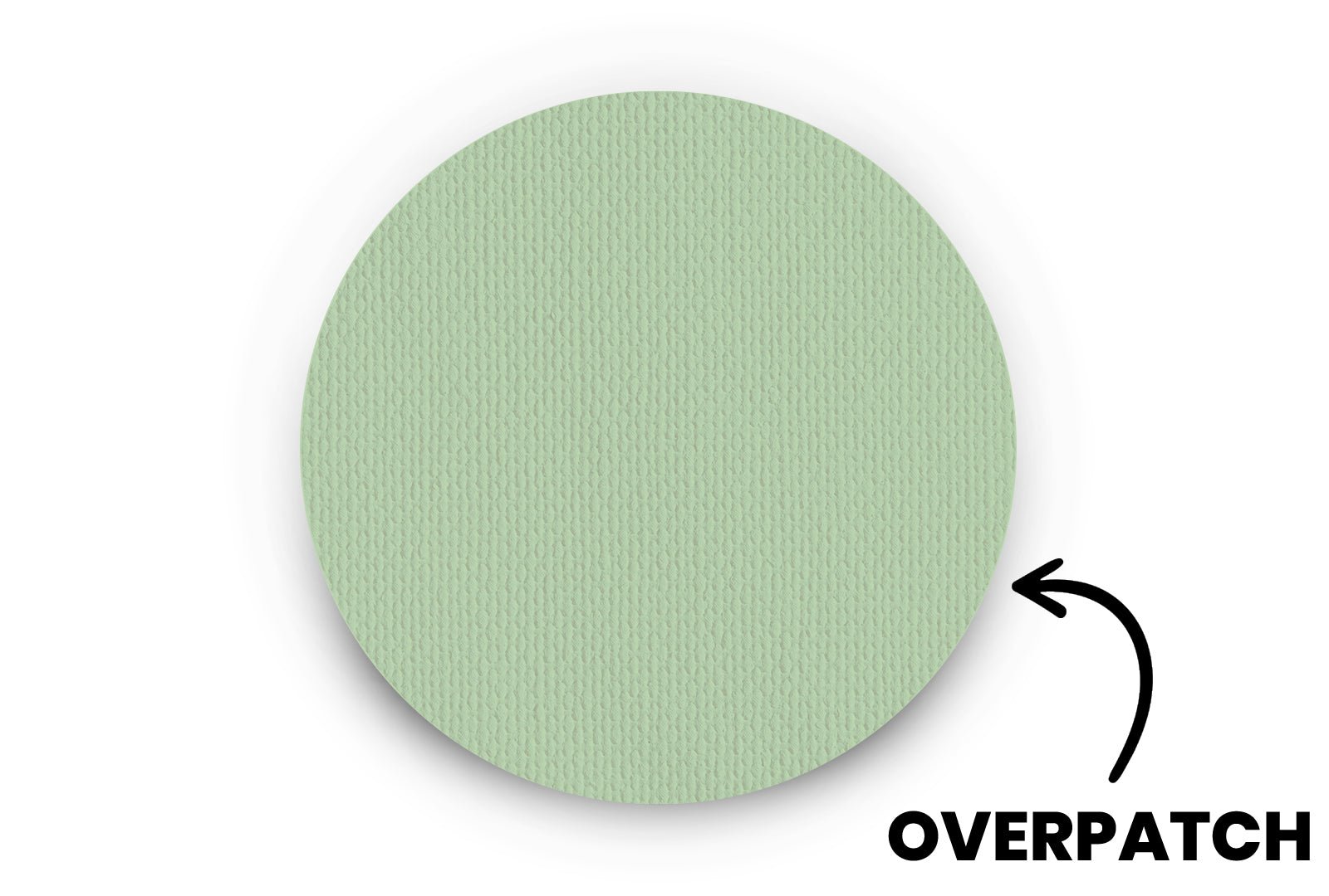 Pastel Green Patch for Freestyle Libre 3 diabetes CGMs and insulin pumps