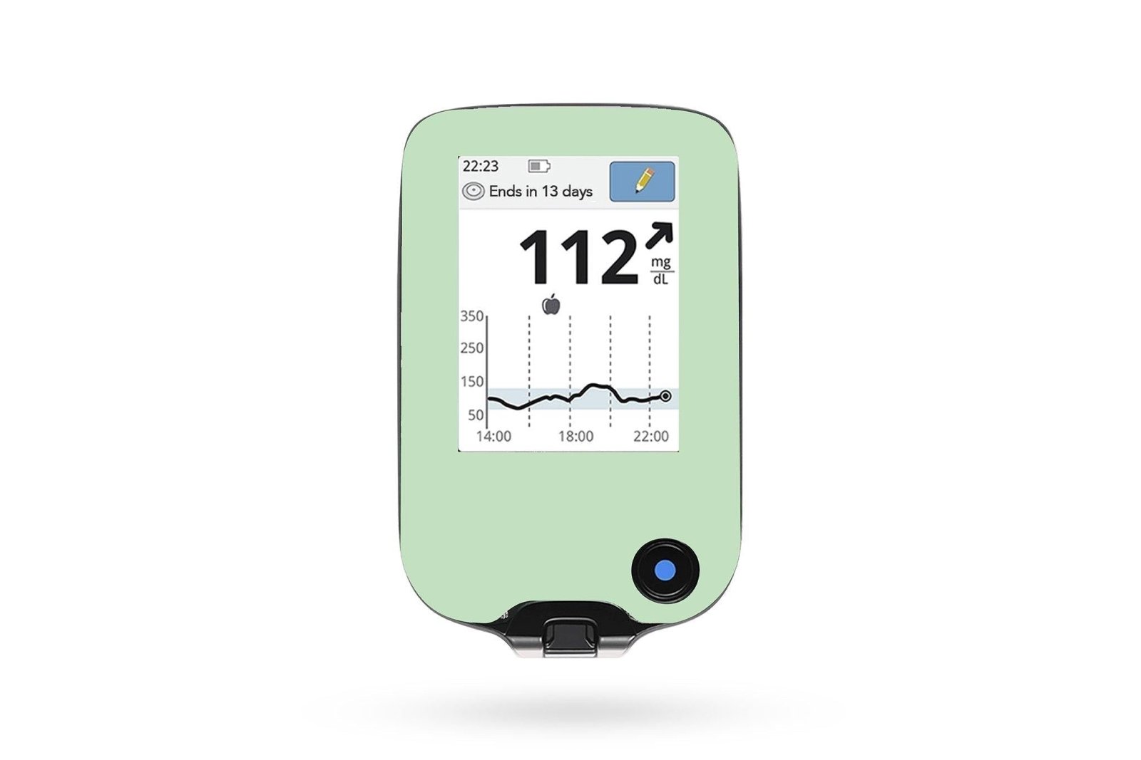 Pastel Green Sticker - Freestyle Libre Reader for diabetes CGMs and insulin pumps