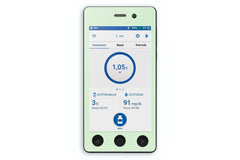 Pastel Green Sticker - Omnipod Dash PDM for diabetes CGMs and insulin pumps