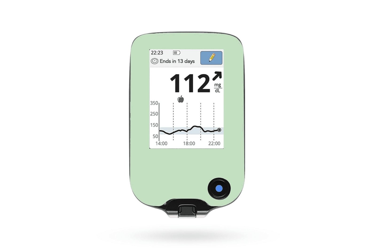 Pastel Green Sticker for Medtronic Minimed 640g, 680g, 780g diabetes CGMs and insulin pumps