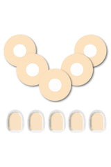 Pastel Orange Patches Matching Set for Freestyle Libre diabetes CGMs and insulin pumps