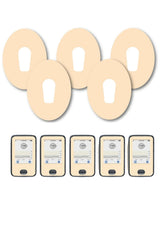 Pastel Orange Patches Matching Set for Dexcom G6 diabetes CGMs and insulin pumps