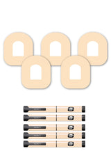 Pastel Orange Patches Matching Set for Omnipod diabetes CGMs and insulin pumps
