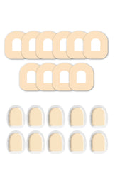 Pastel Orange Patches Matching Set for Omnipod diabetes CGMs and insulin pumps