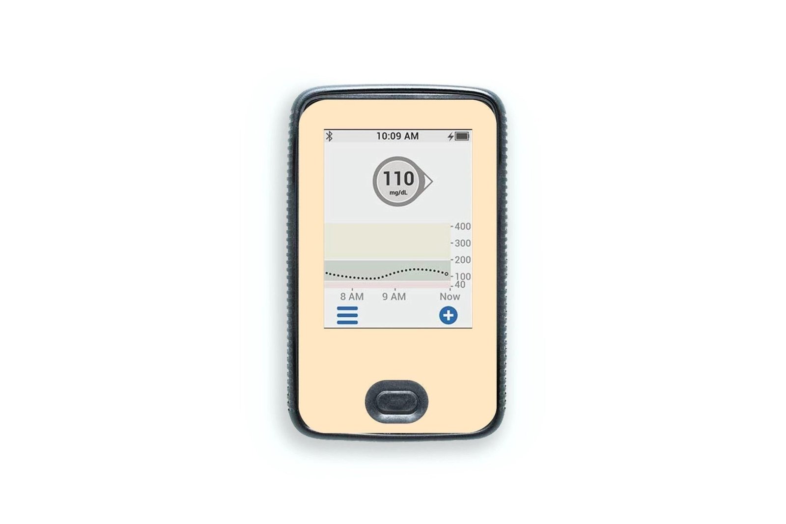 Pastel Orange Sticker - Dexcom G6 / One Receiver for diabetes CGMs and insulin pumps