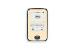 Pastel Orange Sticker - Dexcom G6 / One Receiver for diabetes CGMs and insulin pumps