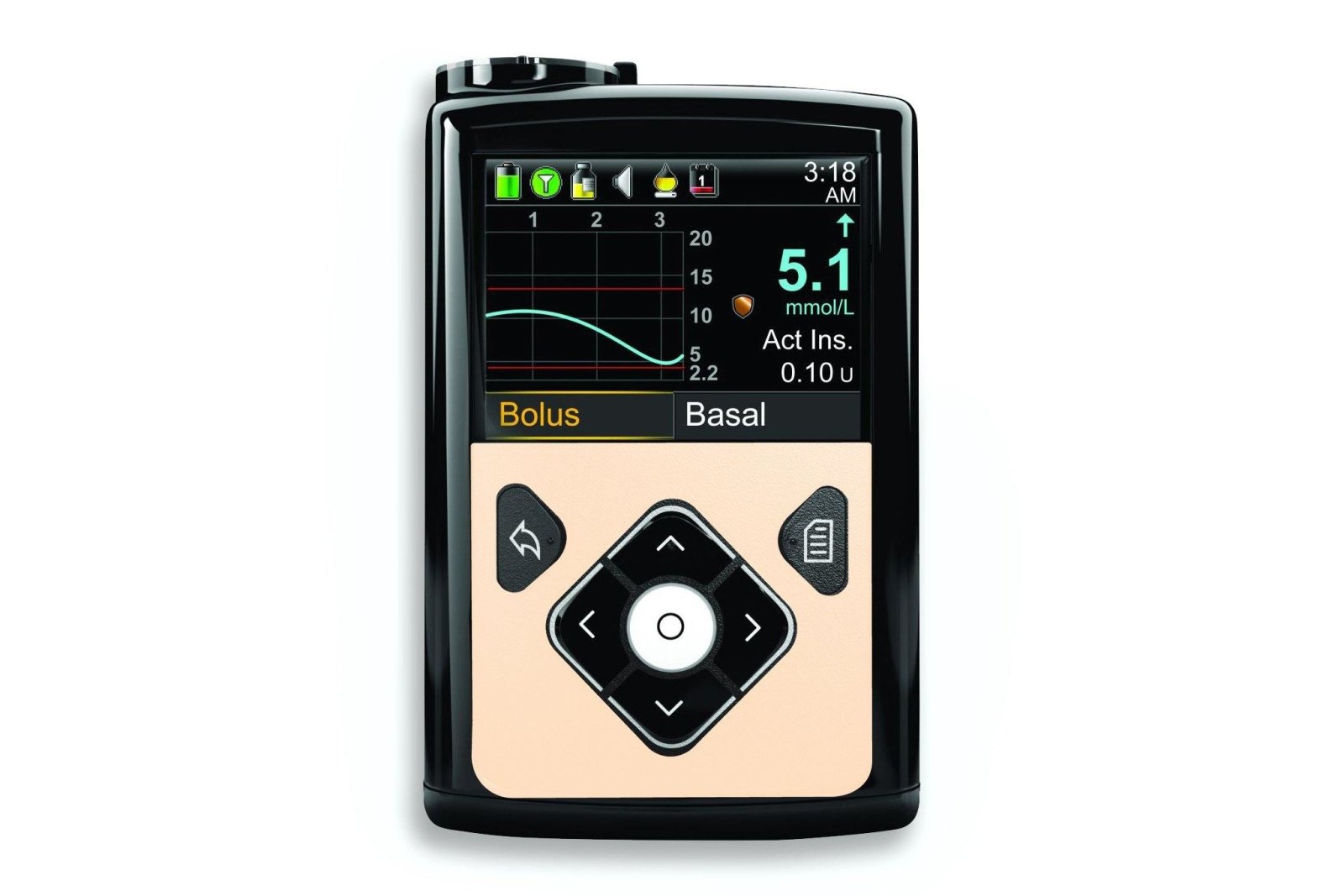 Pastel Orange Sticker - Medtronic Minimed 640g, 680g, 780g for diabetes CGMs and insulin pumps