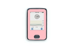 Pastel Red Sticker - Dexcom G6 / One Receiver for diabetes CGMs and insulin pumps