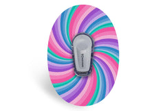Pastel Swirl Patch for Dexcom G6 / One diabetes supplies and insulin pumps
