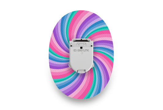 Pastel Swirl Patch - Glucomen Day for Single diabetes supplies and insulin pumps