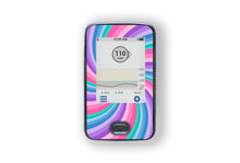  Pastel Swirl Sticker - Dexcom Receiver for diabetes supplies and insulin pumps
