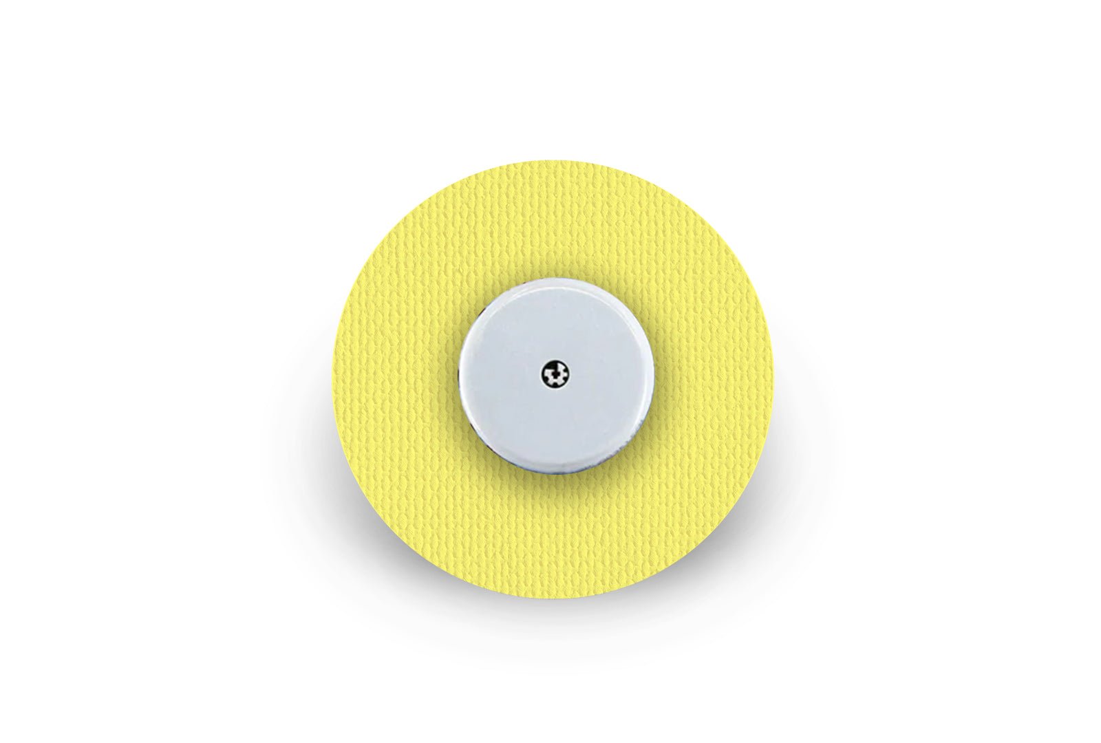 Pastel Yellow Patch for Freestyle Libre 2 diabetes CGMs and insulin pumps