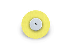Pastel Yellow Patch for Freestyle Libre 2 diabetes CGMs and insulin pumps