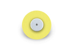 Pastel Yellow Patch for Freestyle Libre 2 diabetes CGMs and insulin pumps