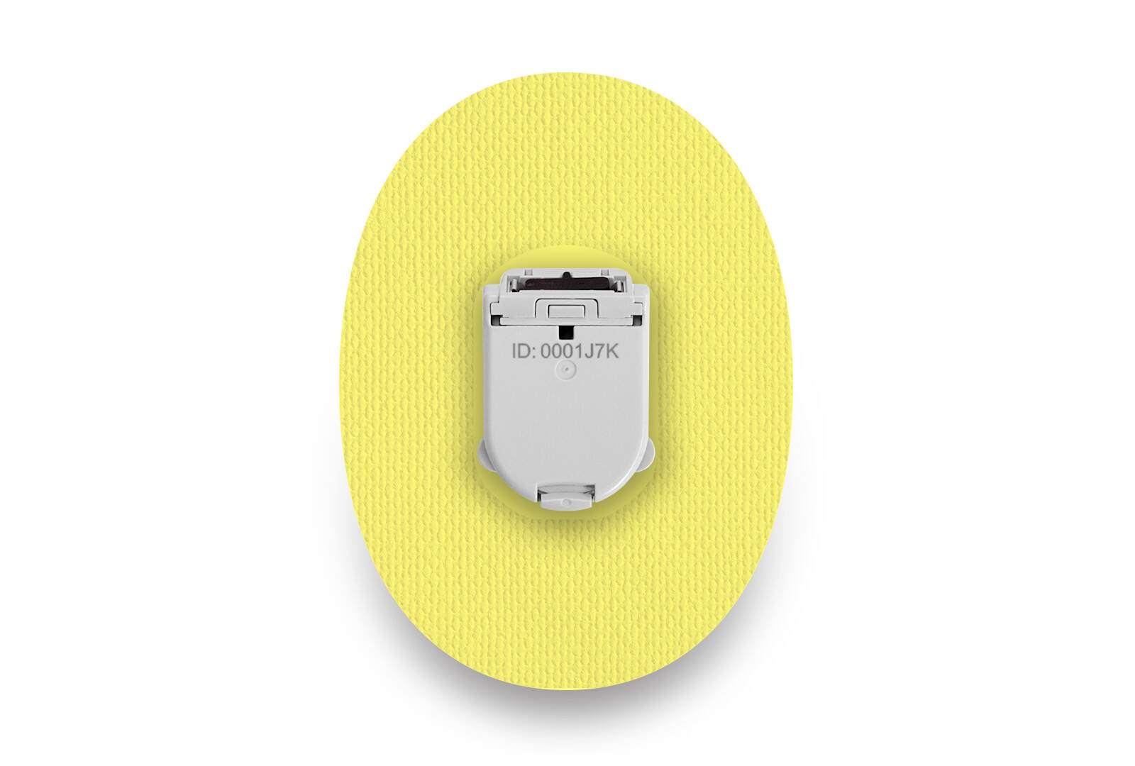 Pastel Yellow Patch for Glucomen Day diabetes CGMs and insulin pumps