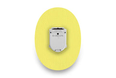 Pastel Yellow Patch for Glucomen Day diabetes CGMs and insulin pumps