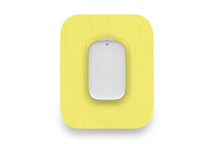 Pastel Yellow Patch for Medtrum CGM diabetes CGMs and insulin pumps