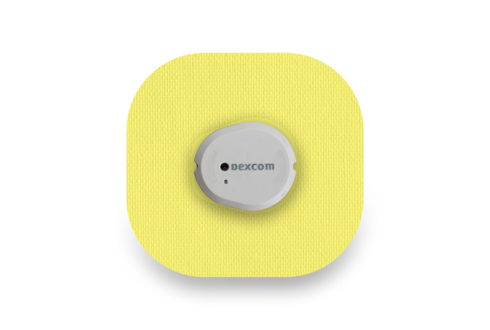 Pastel Yellow Patch for Dexcom G7 / One+ diabetes CGMs and insulin pumps