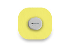 Pastel Yellow Patch for Dexcom G7 / One+ diabetes CGMs and insulin pumps
