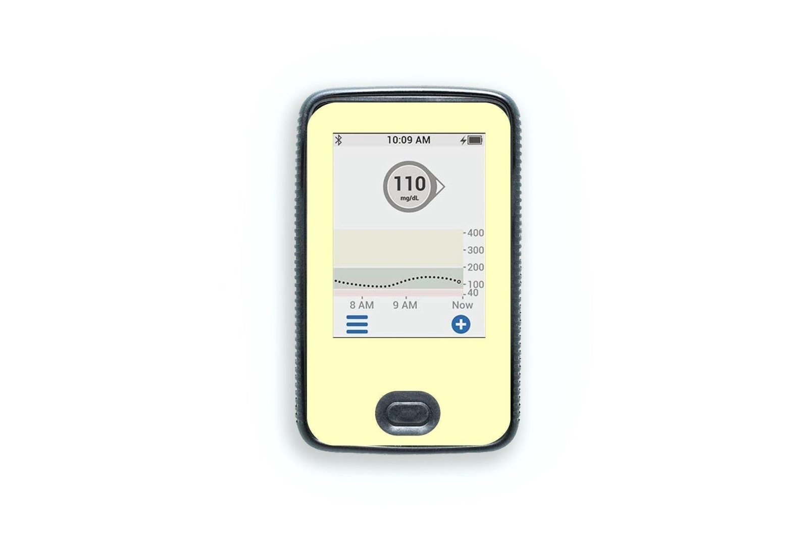 Pastel Yellow Sticker - Dexcom G6 / One Receiver for diabetes CGMs and insulin pumps