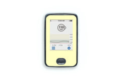 Pastel Yellow Sticker - Dexcom G6 / One Receiver for diabetes CGMs and insulin pumps