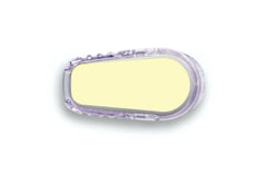 Pastel Yellow Sticker - Dexcom G6 / One Sensor for diabetes CGMs and insulin pumps